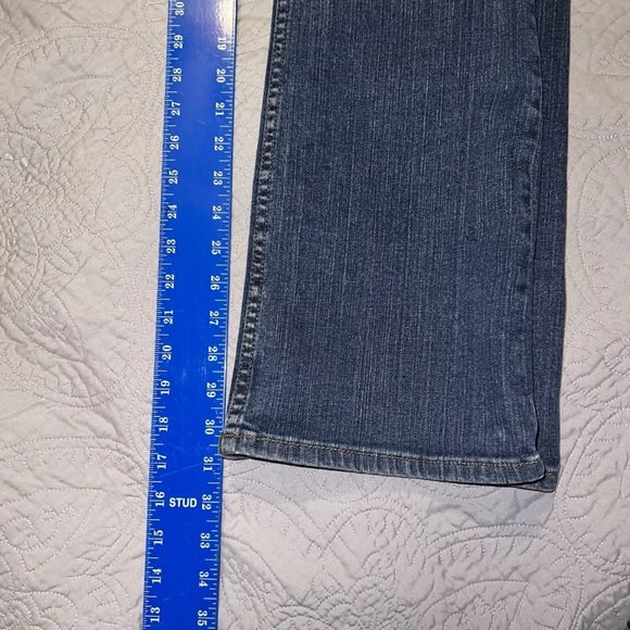 DKNY Bootcut Jeans Size 6p Dark Denim - Picture 2 of 9